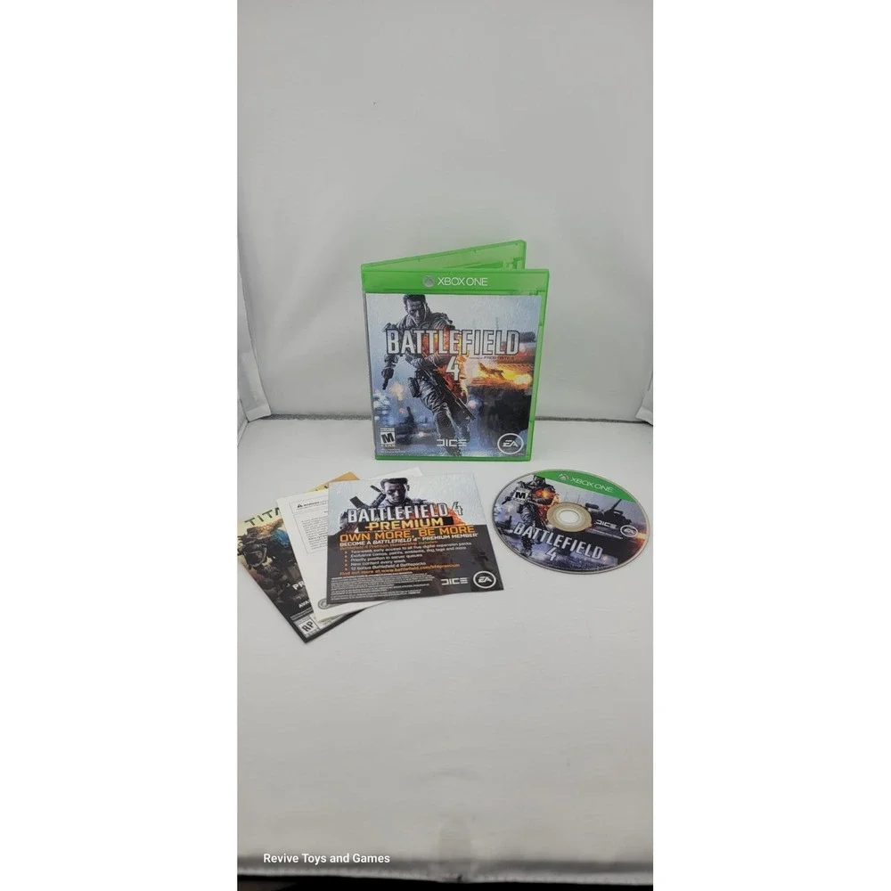 Battlefield 4 (Microsoft‎ Xbox One, 2013) Game and Case Tested and Working Great